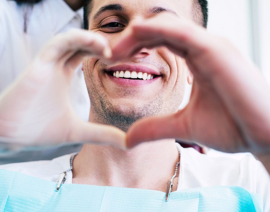  patient with a dental bridge in Millersville