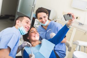 selfie with dentist